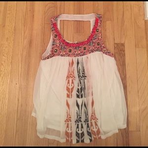 🌈🌷🔥Anthropologie tribal style tank top